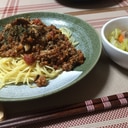 ジビエでイタリアン！猪肉のミートソースパスタ